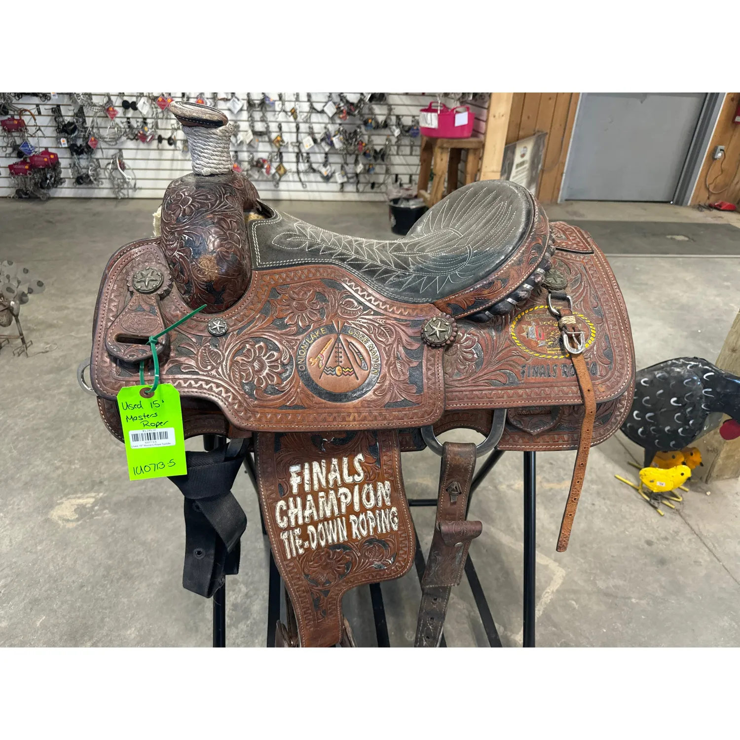 Used 15" Masters Rope Saddle