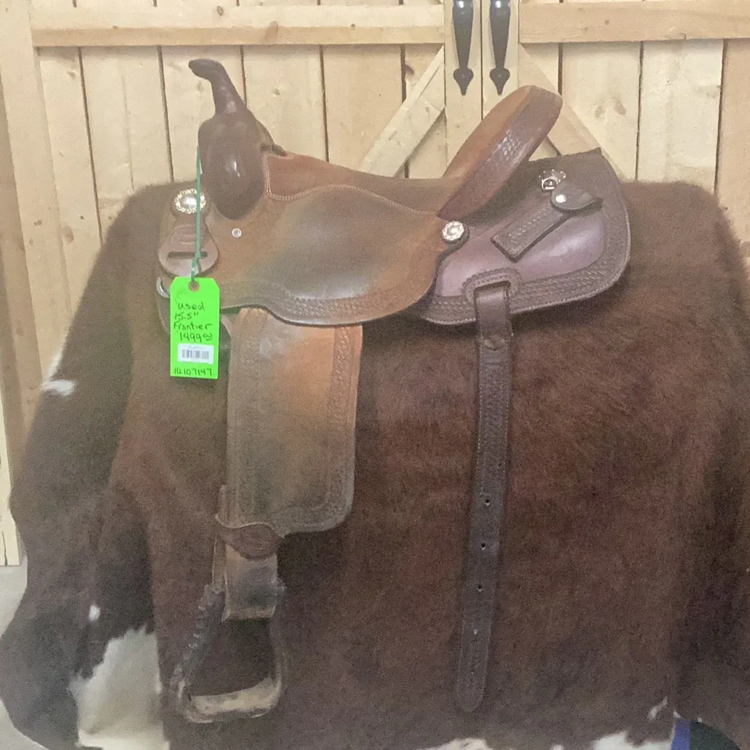 Used 15.5" Frontier Barrel Saddle