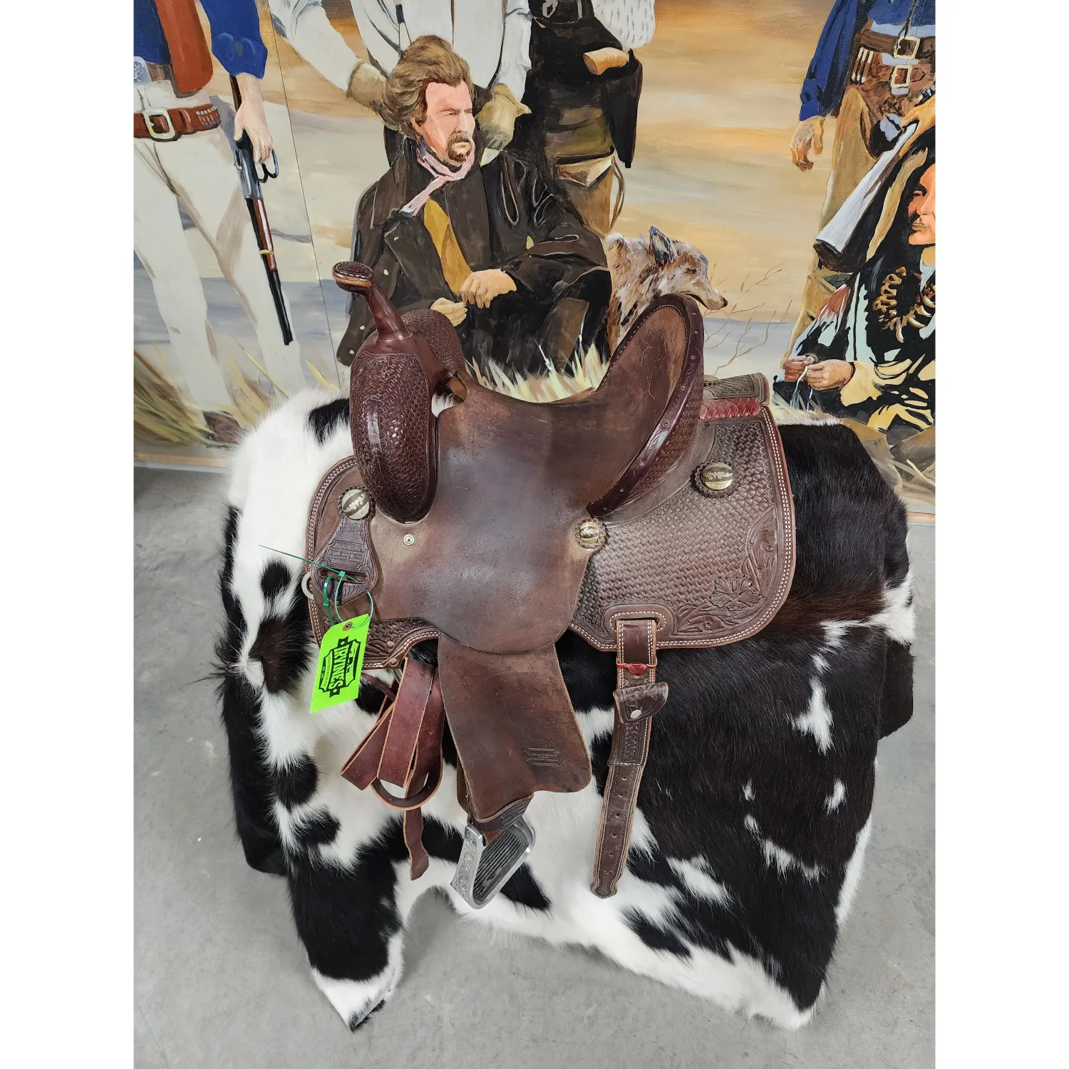 Used Irvine Elite 13" Barrel Saddle