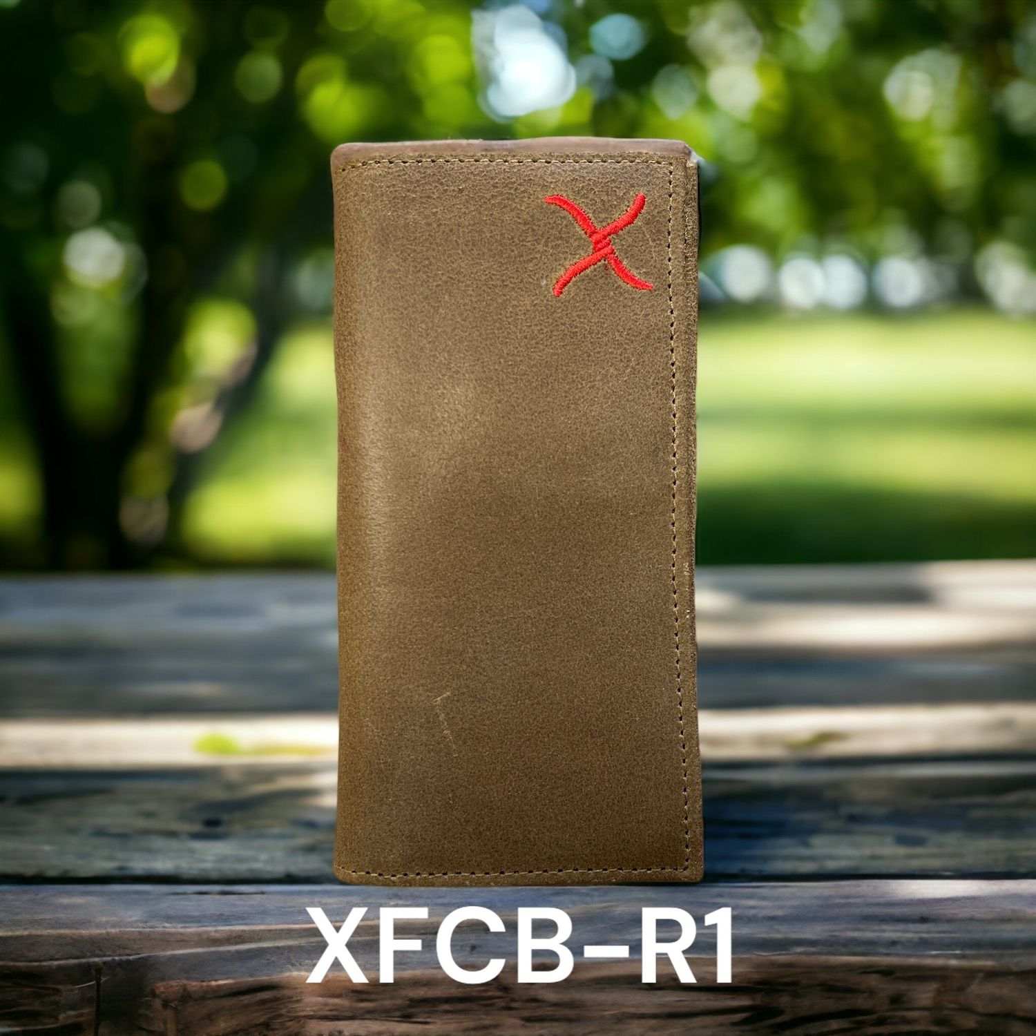 Twisted X Logo Rodeo Wallet - Orange X