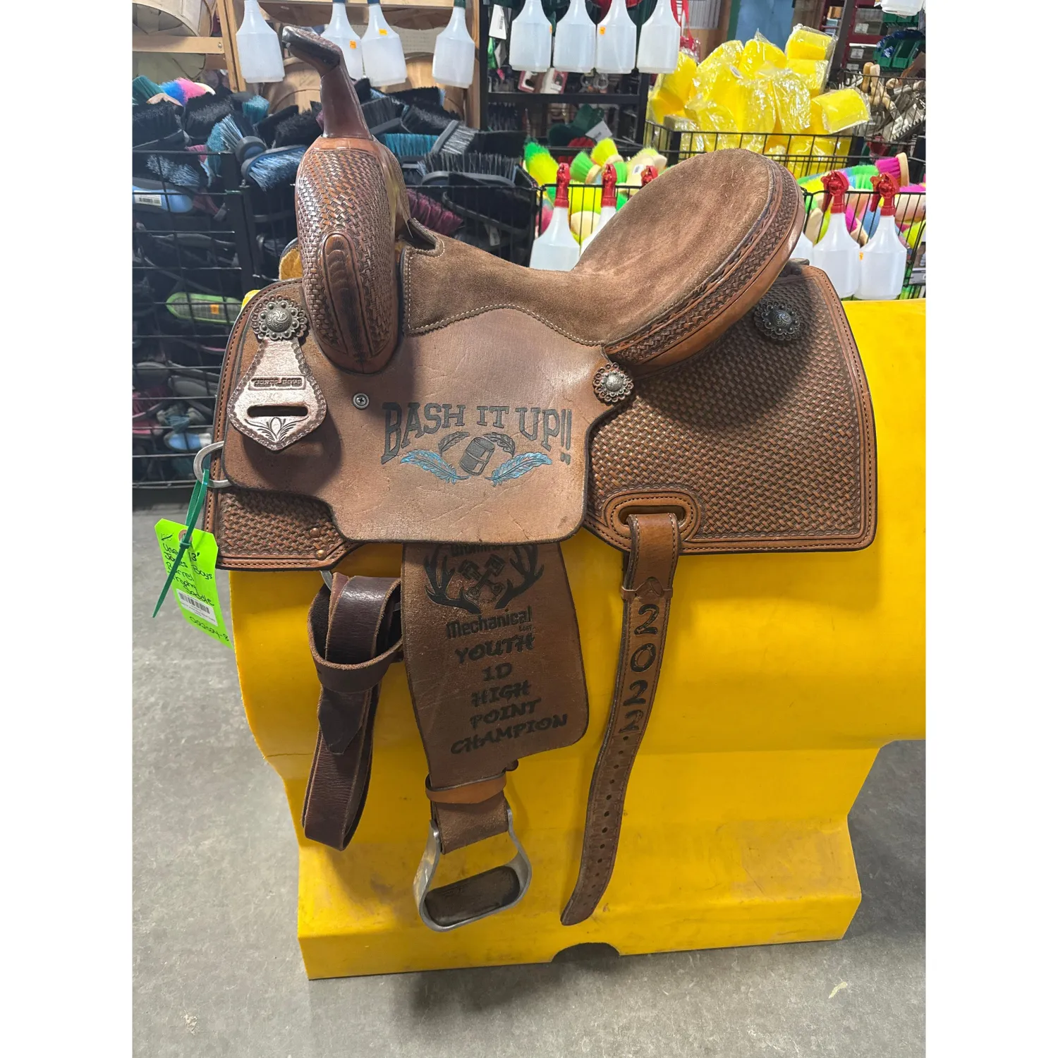Used 13" Jones Boys Barrel Trophy Saddle