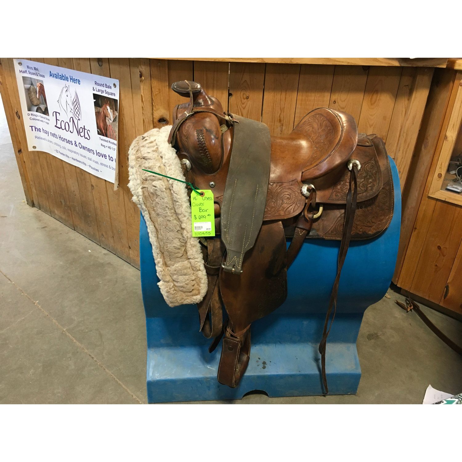 Used 14" Clover Bar Saddle