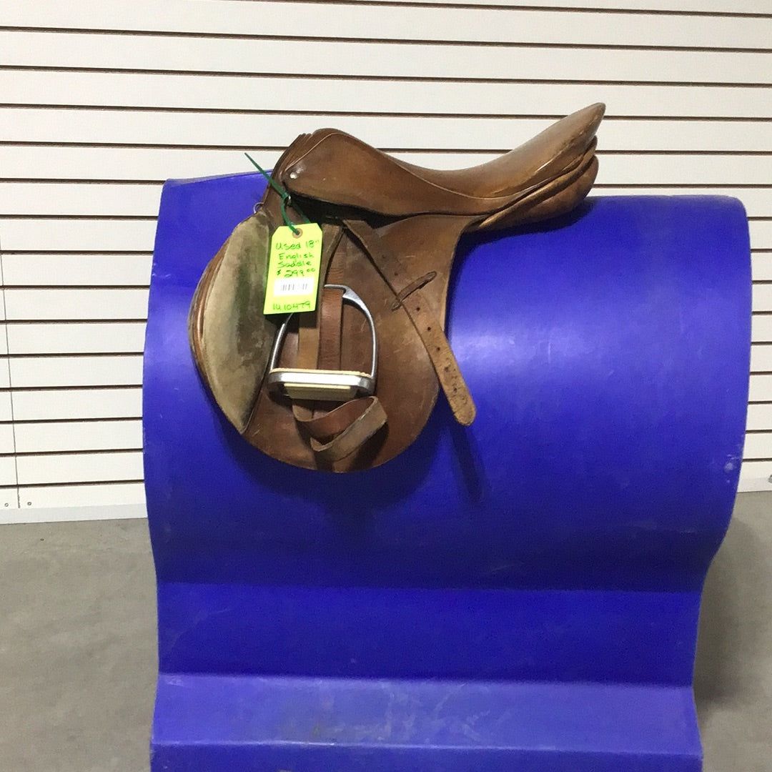 Used 18" English Saddle