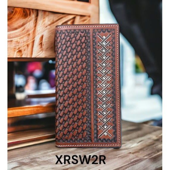 Twisted X - Rawhide Weave Rodeo Wallet - Brown