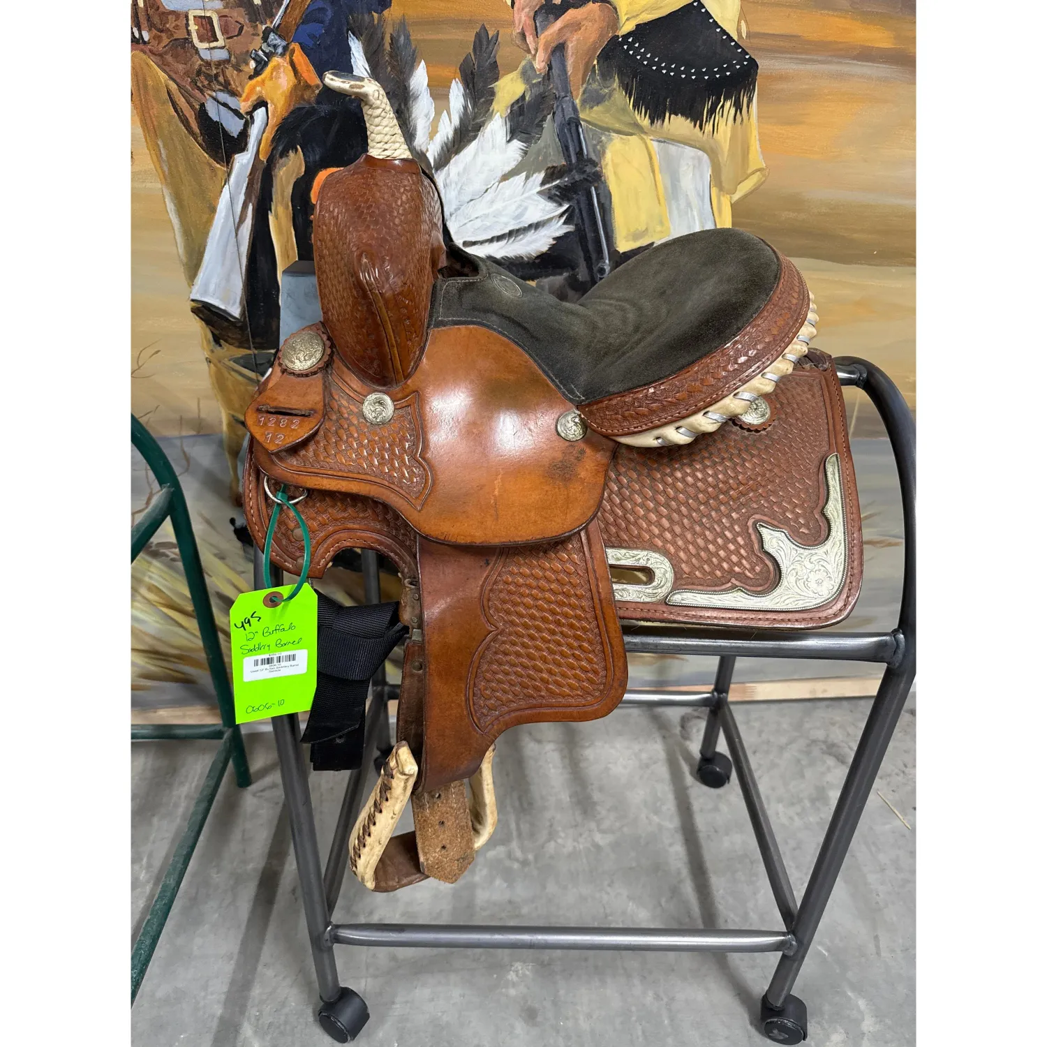 Used 12" Buffalo Saddlery Barrel Sadddle