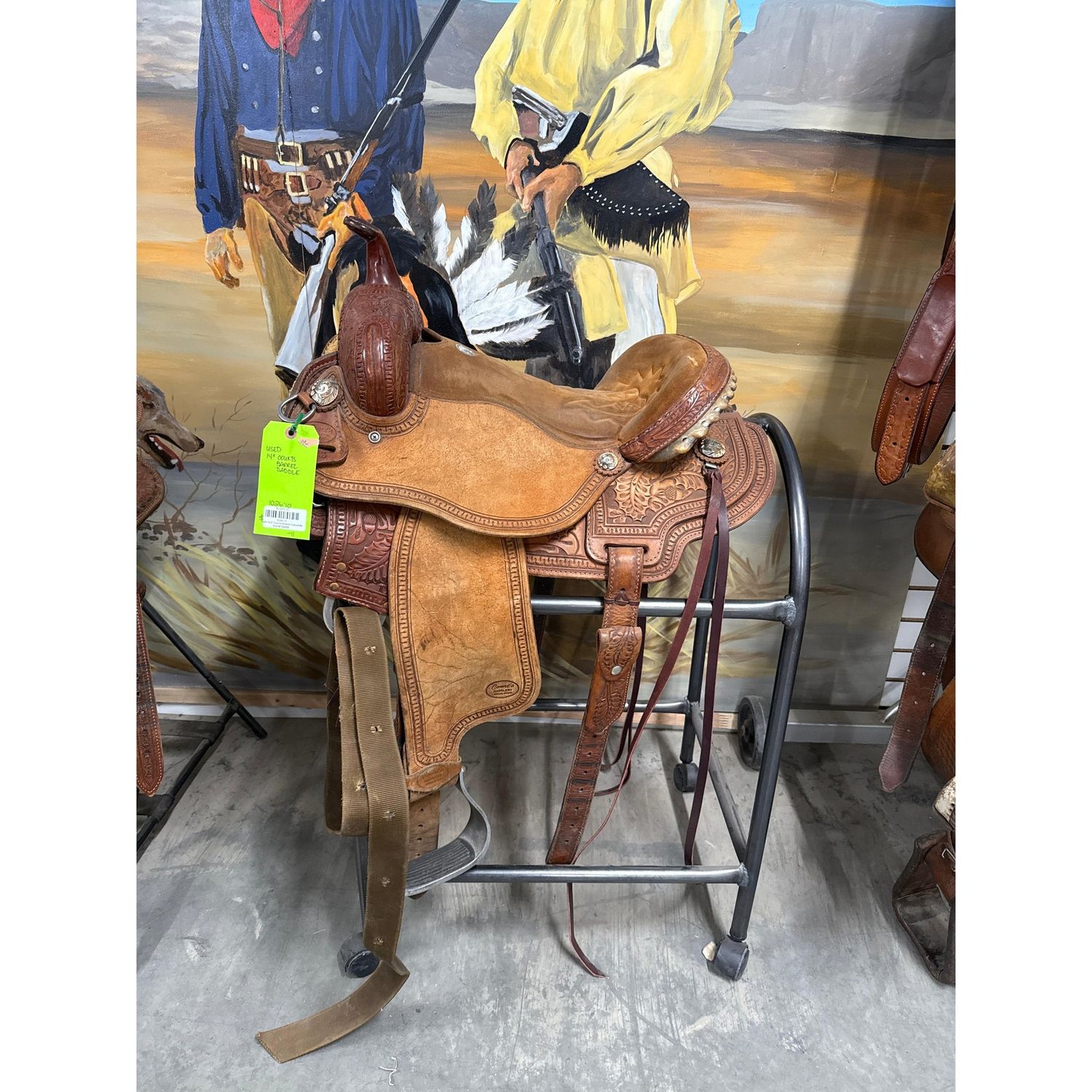 Used 14.5" Courts Sharon Camarillo Barrel Saddle