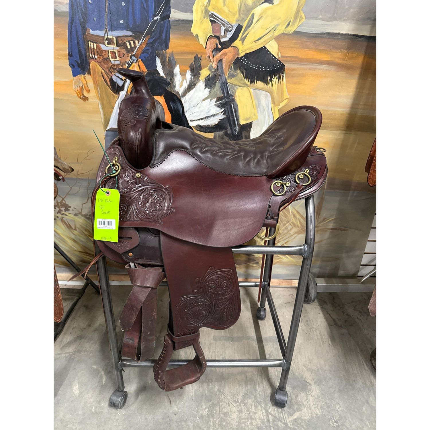 Used 17.5" Tucker Trail Saddle