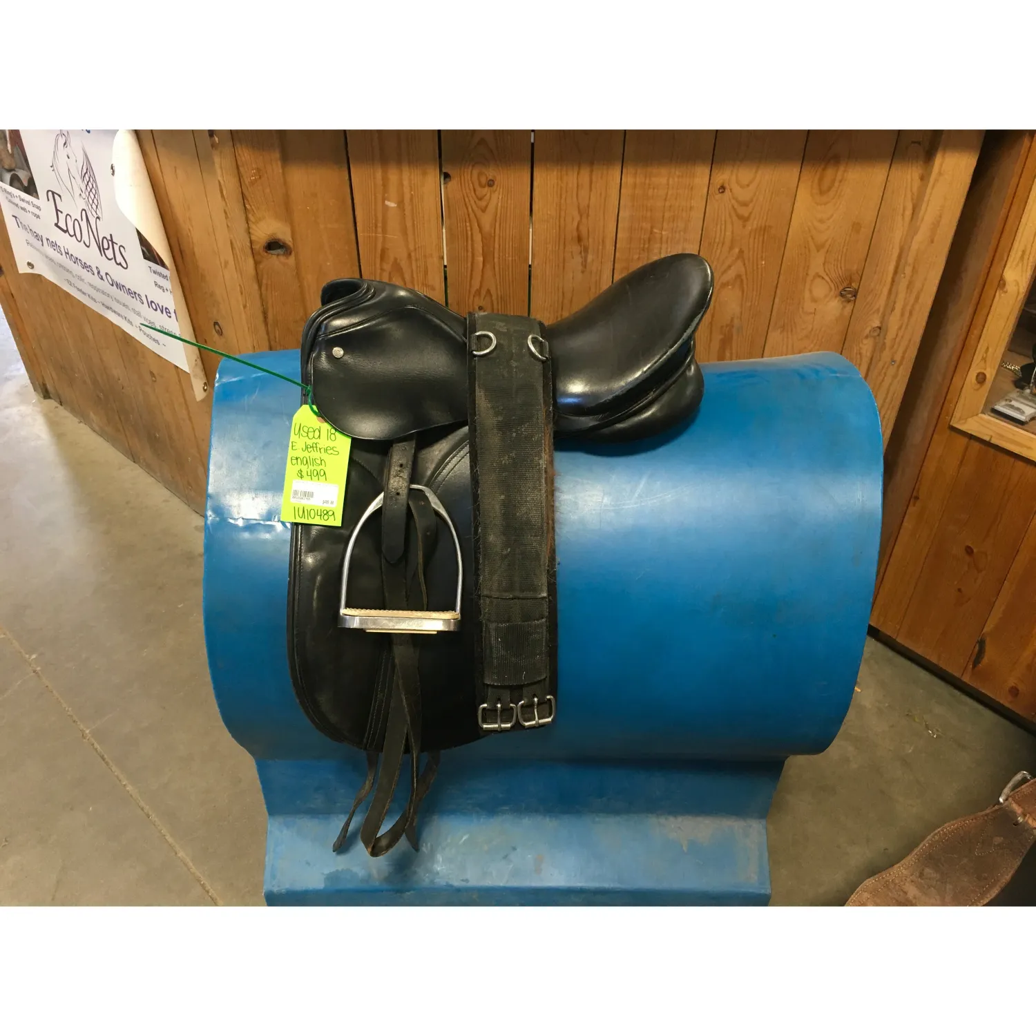 Used 17.5" E. Jeffries English Saddle