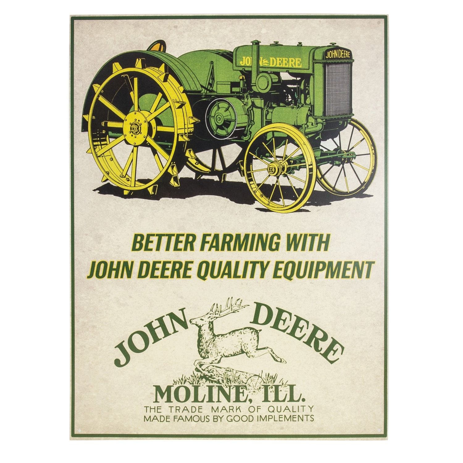 Vintage John Deere Moline Sign