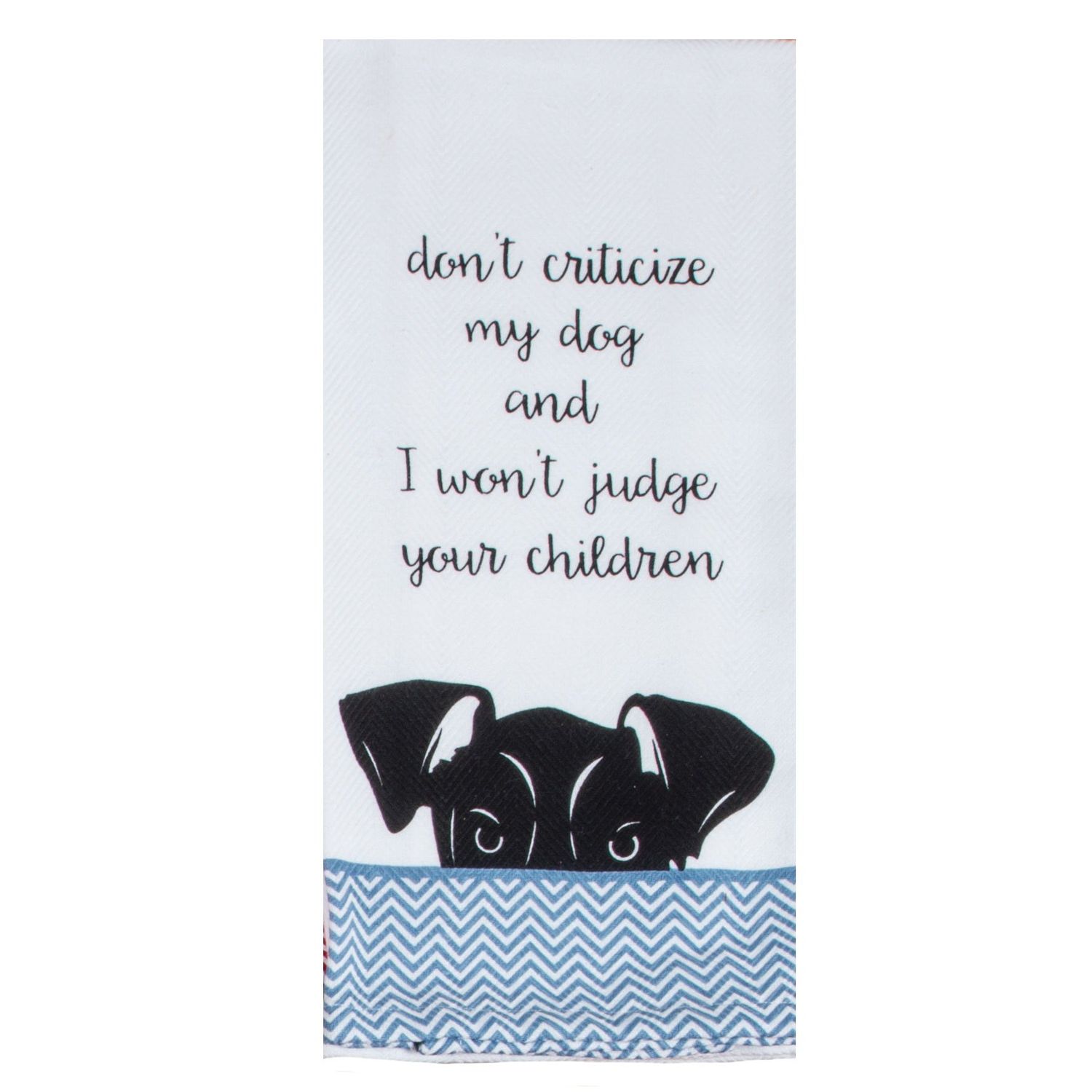 Wags Don't Criticize Tea Towel
