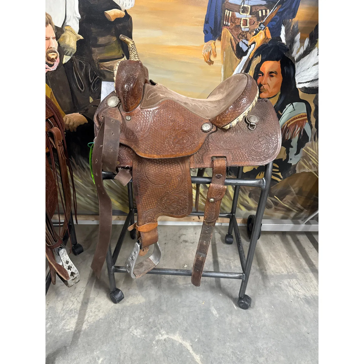 Used 14" Star Of Texas Barrel Saddle