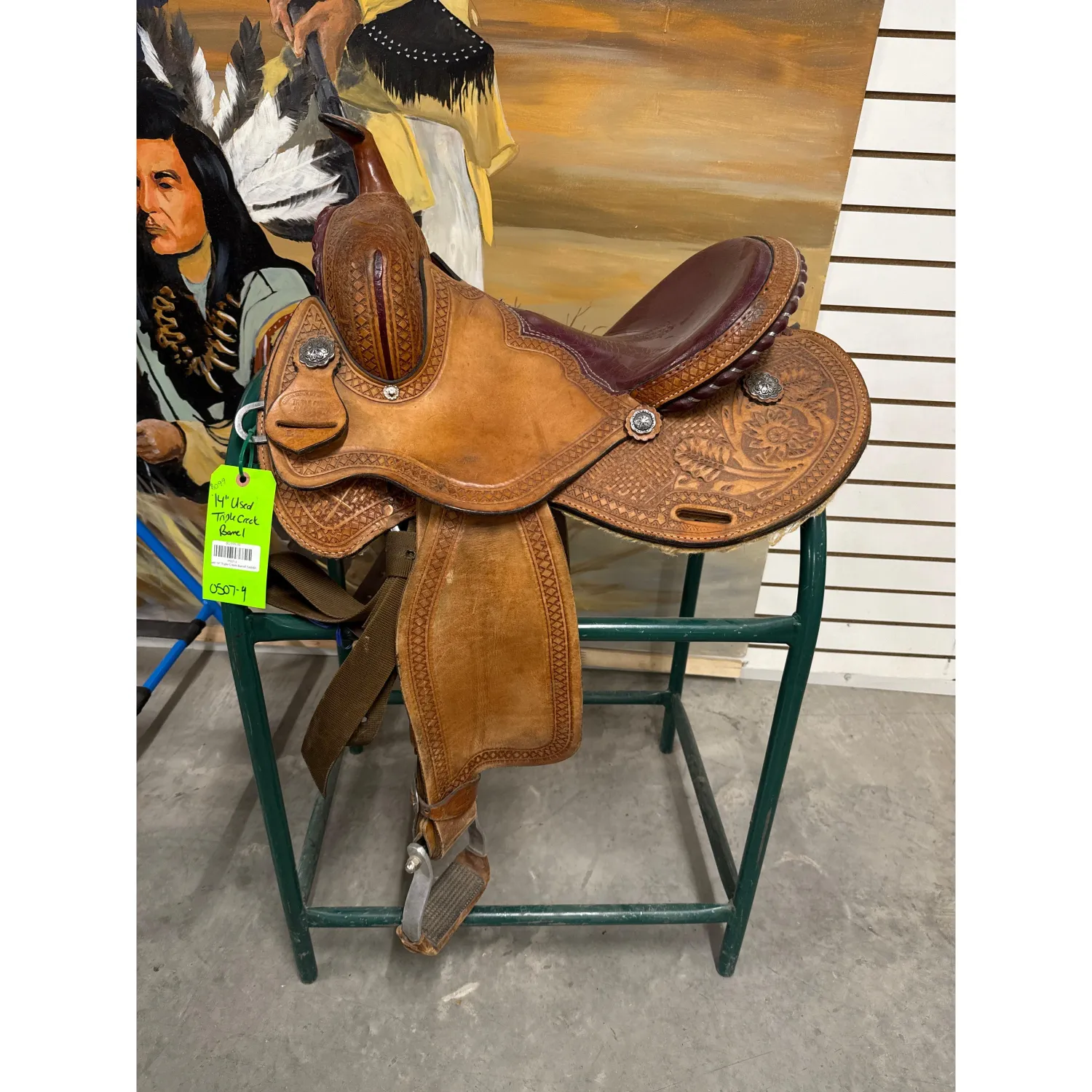 Used 14" Triple Creek Barrel Saddle