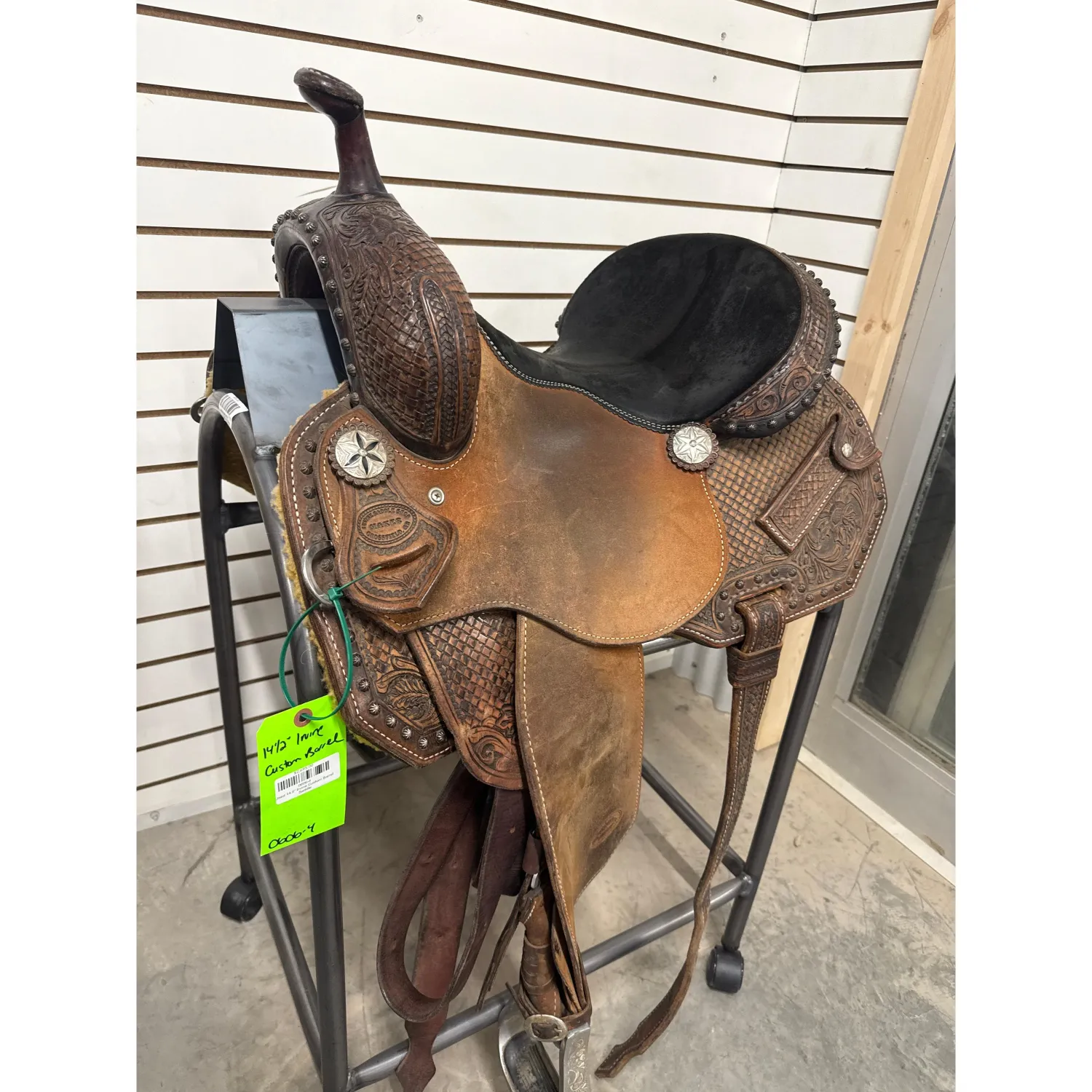 Used 14.5" Irvine Custom Barrel Saddle