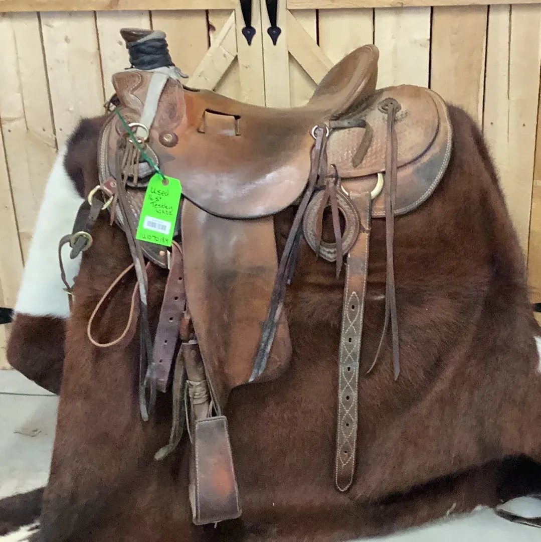 Used 16.5" Teskey Wade Saddle