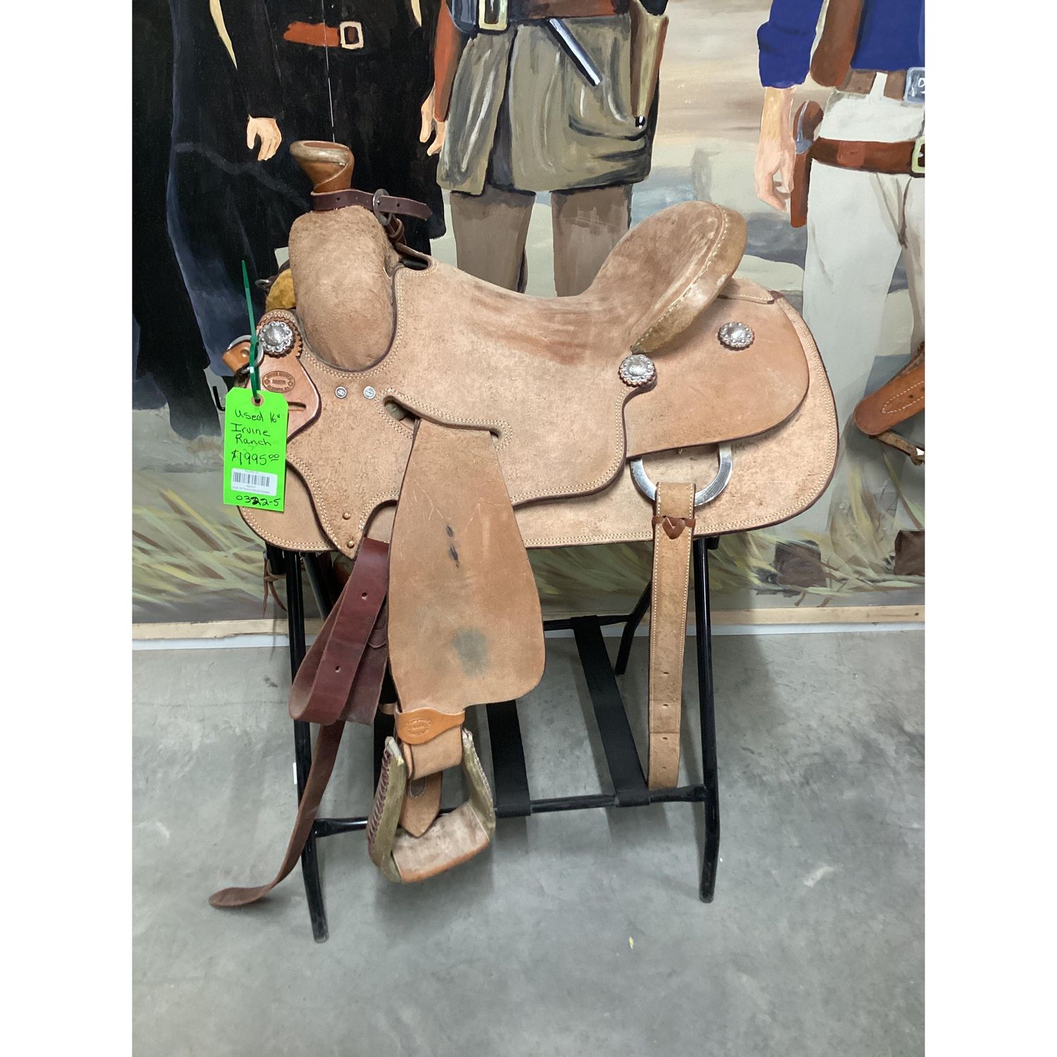 Used Irvine 16" Ranch Saddle