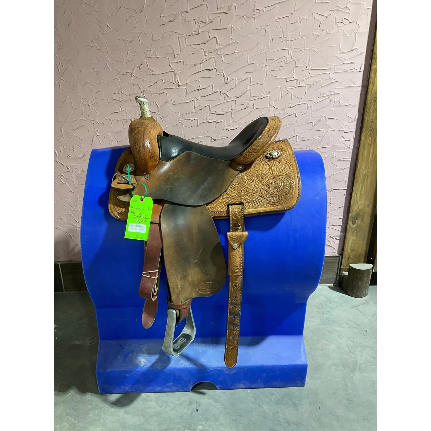 Used Marlene Eddleman 14.5" Barrel Saddle