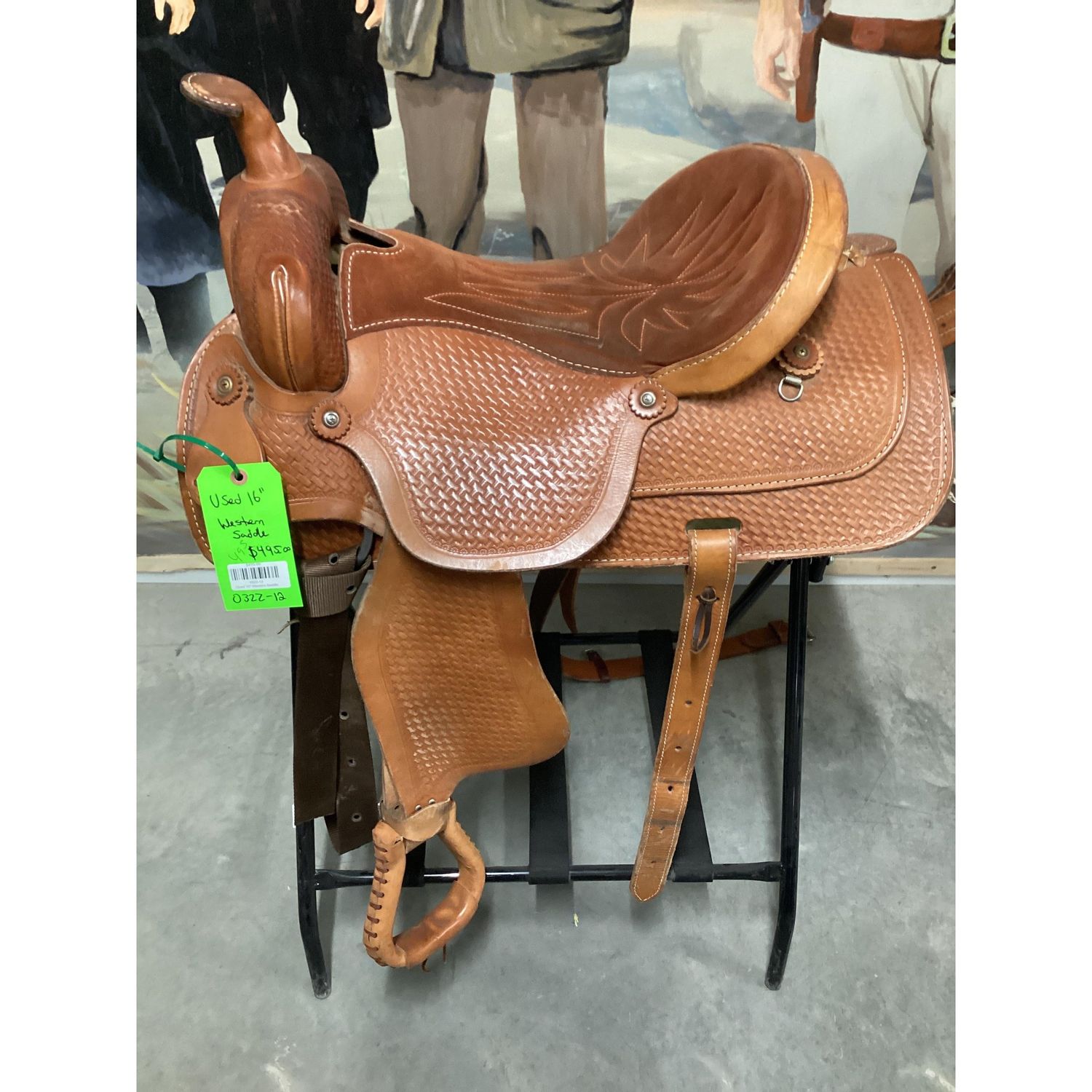 Used Western 16" Saddle