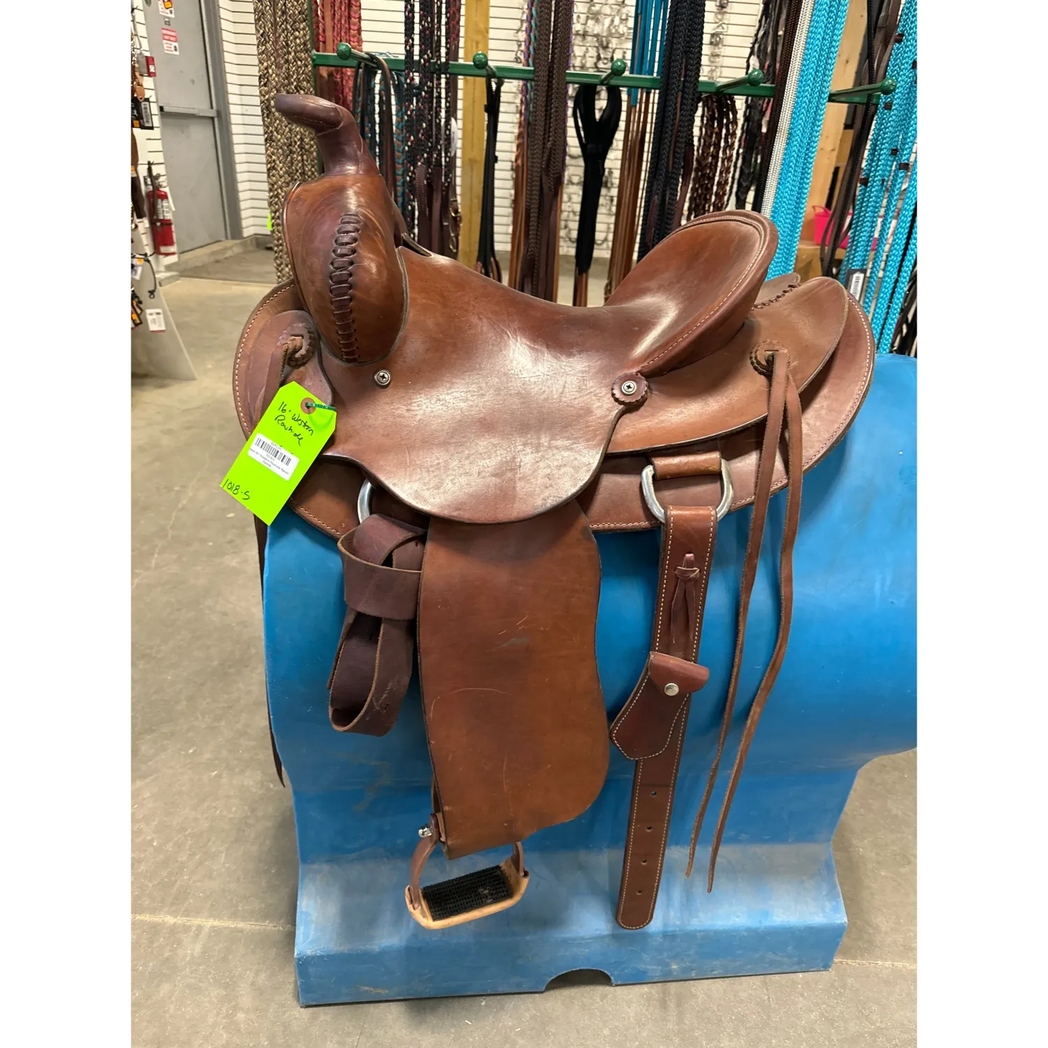 Used 16" Western Rawhide Ranch Saddle