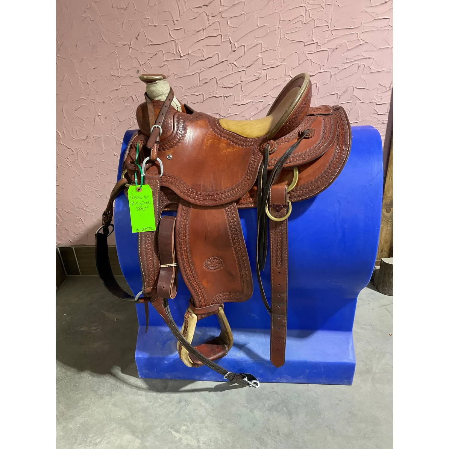 Used 16” Billy Cook Ranch Saddle