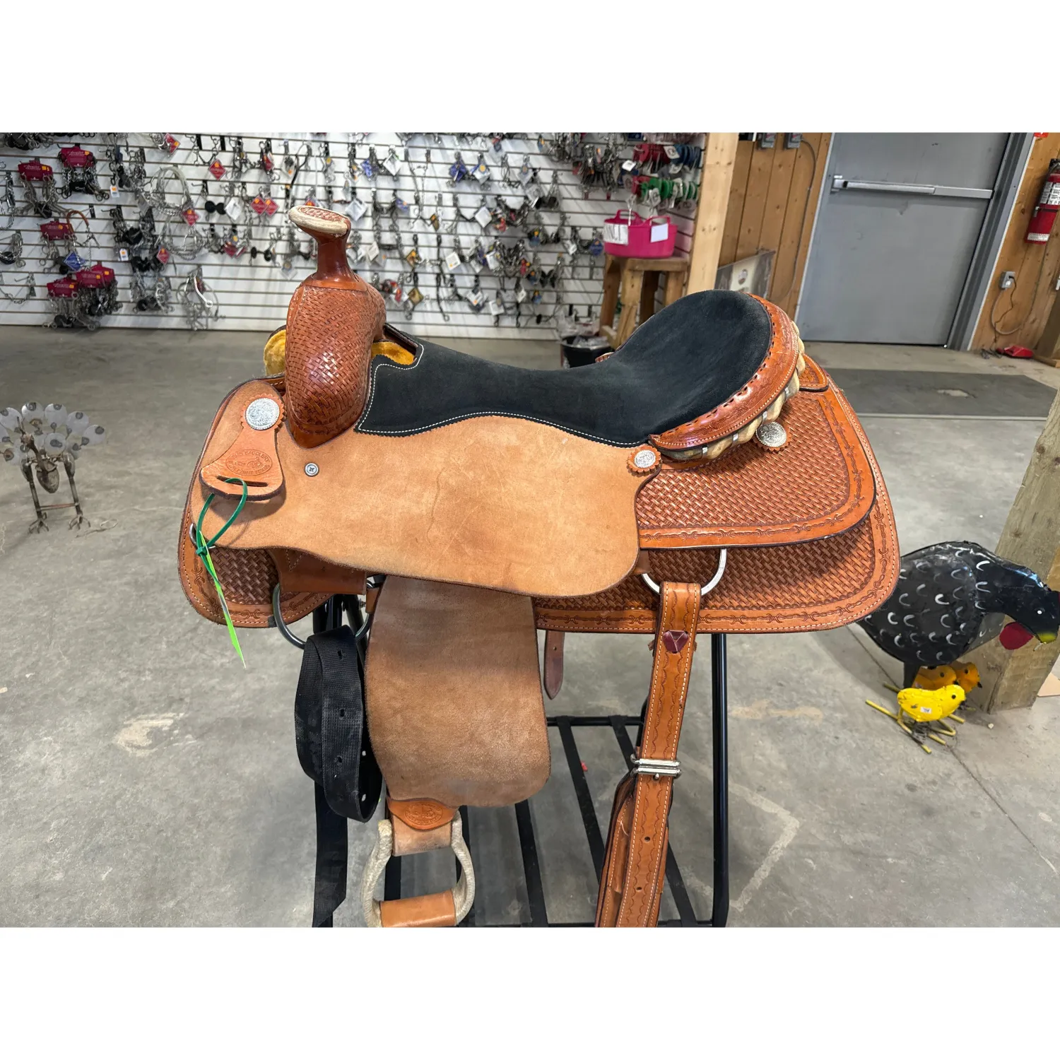 Used 17.5" SRS Rope Saddle