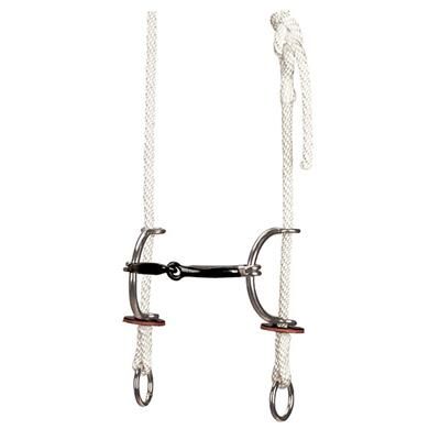 Weaver Gag Bridle 5" Sweet Iron Snaffle Sliding Bit