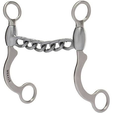 Weaver Leather Pro Series 5" Short Shank Bit Sweet Iron Polished Chain Mouth