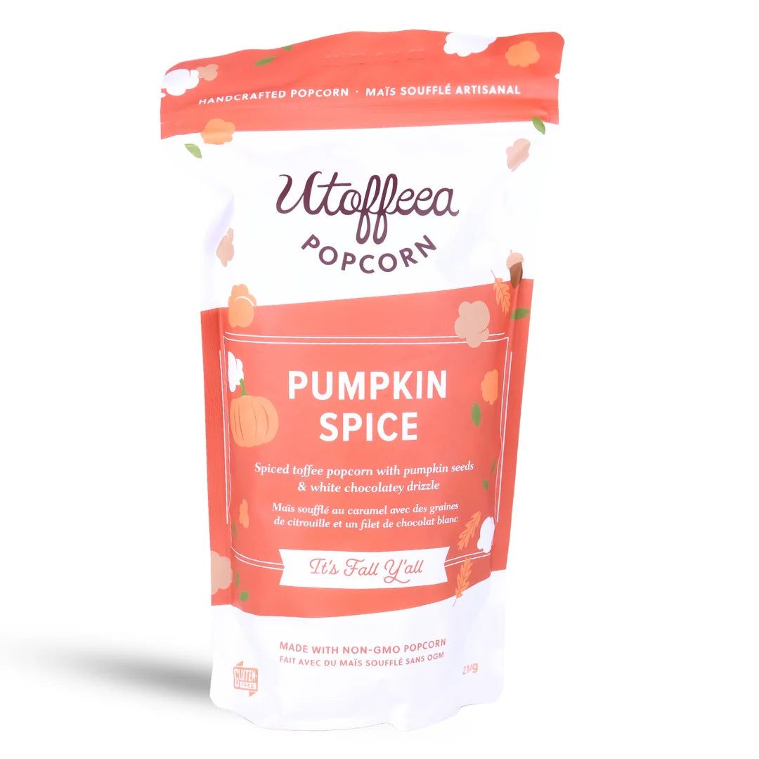 Utoffeea PUMPKIN SPICE Toffee Popcorn-0.2kg