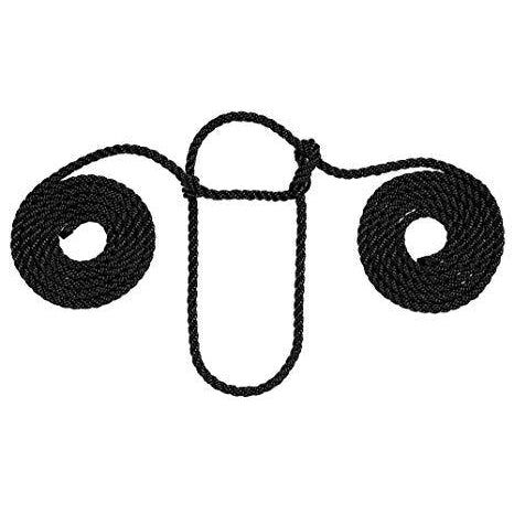 Weaver Double Tie Clipping Halter - Black