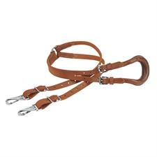 Weaver Leather Complete Two Strap Crupper 1-1/4" x 3" - Russet