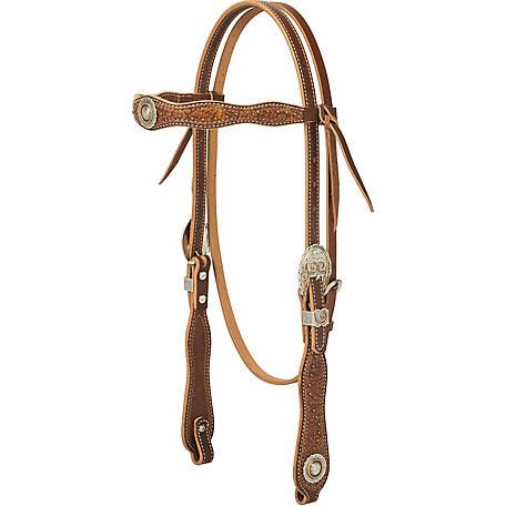 Weaver Leather Western Edge Browband Headstall, 5/8"