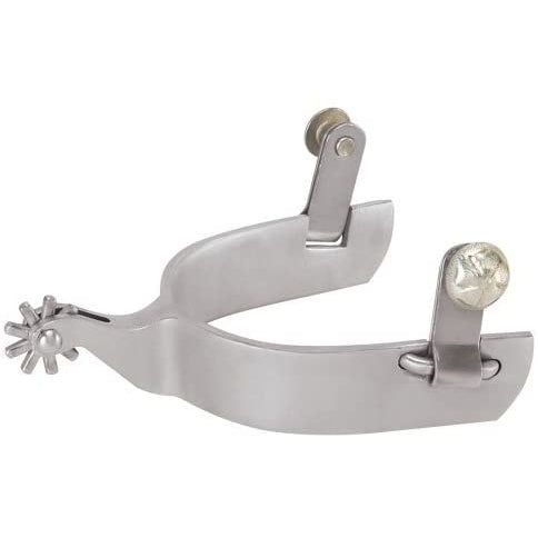 Weaver Men's Spurs with Hand-Engraved Silver Buttons