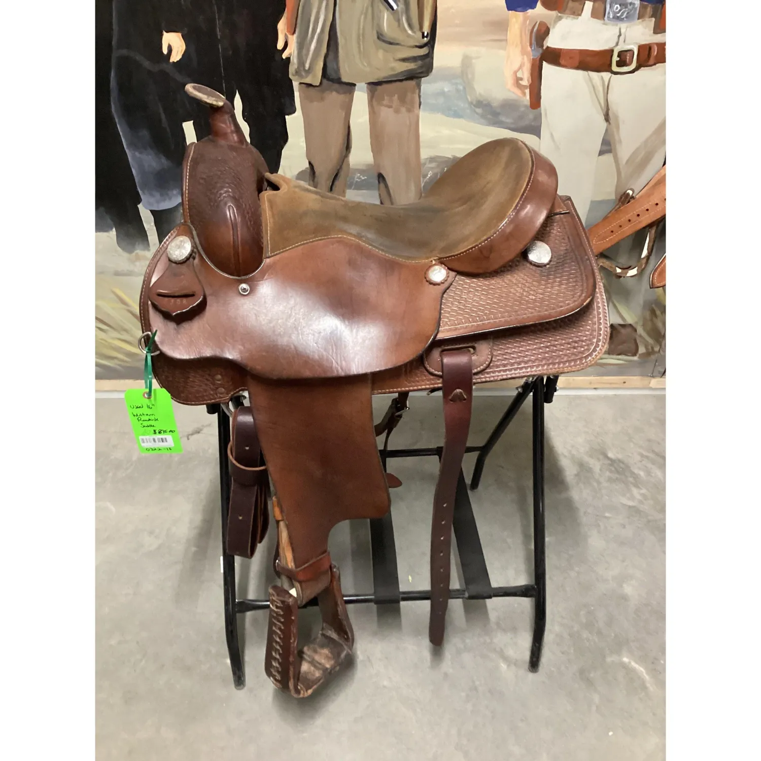 Used Western Rawhide 16" Saddle