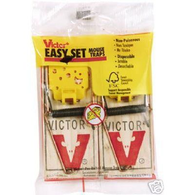 Victor Wooden Mouse Traps - 2 pk