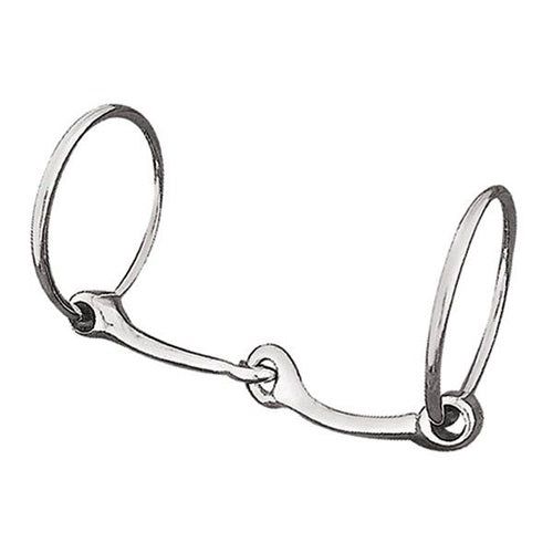Weaver Draft Bit 6" Snaffle Mouth Nickel Plated