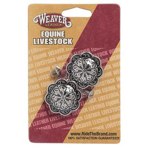 Weaver Leather HorseShoe Brand Conchos with 3/8" Post