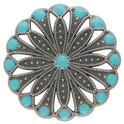 Weaver Leather Royal round Concho 1 1/2" AN