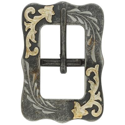 Weaver Leather Square Cont C Bar Buckle 3/4" Black