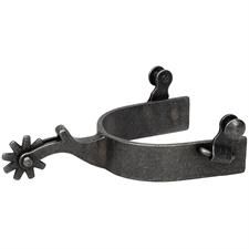 Weaver Men's Plain Rowel Spur Black