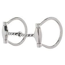 Weaver 5" Sweet Iron Wire Snaffle Mouth Offset Dee Bit