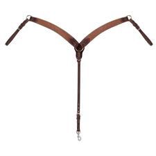 Weaver Leather Contoured Breast Collar - R/O Canyon Rose
