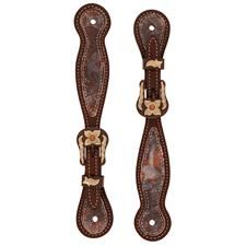 Weaver Leather Patina Rose Ladies Spur Straps