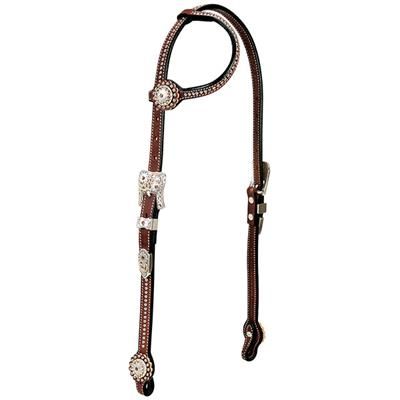 Weaver Leather Stacy Westfall Showtime Sliding Ear Headstall Average
