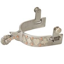 Weaver Men's Card Suit Rowel Spurs