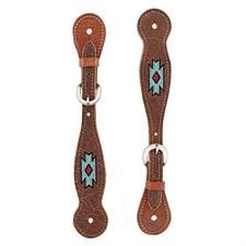 Weaver Native Spirit Ladies Spur Straps - Brown