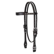 Weaver Roundtable Browband Headstall, Average