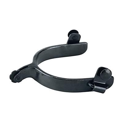 Weaver Leather Men's Spurs Black Steel