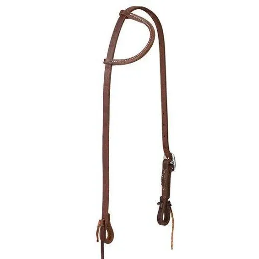 Weaver Leather Working Tack Single-Ply One Buckle Sliding Ear Headstall 5/8"