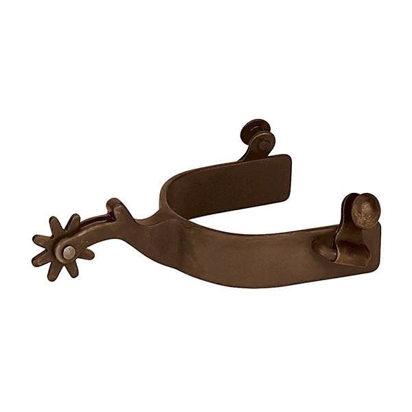 Weaver Men's Plain Rowel Spurs - Antiqued