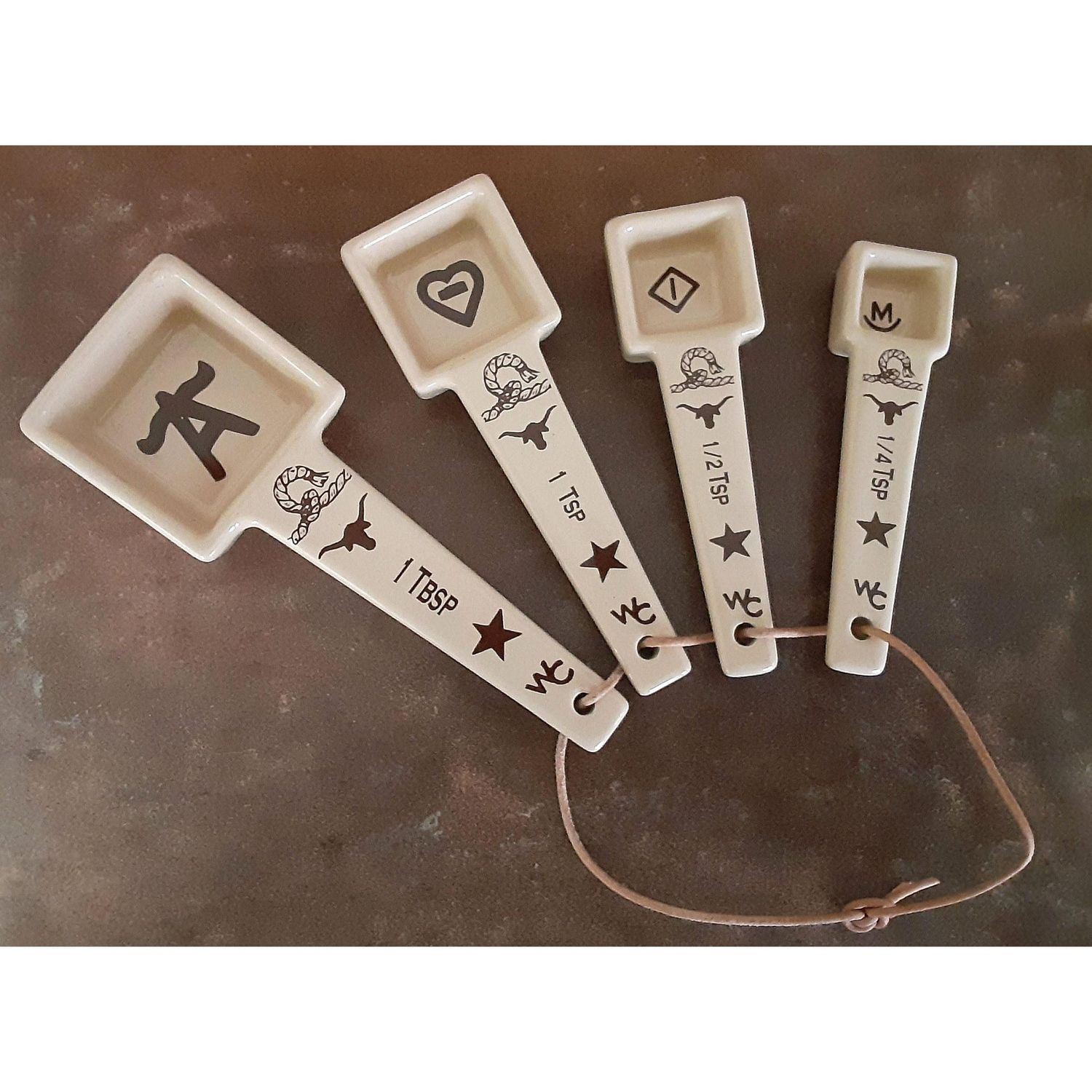 West Creation Ceramic Brands Measuring Spoons