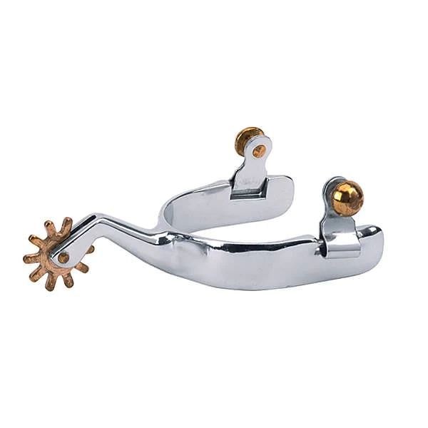 Weaver Men's Cutting Spurs w/Plain Band